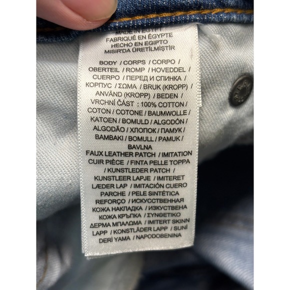 Polo Ralph Lauren The Slim Boyfriend Jeans Blue Embroidered Logo Women W28X26 - Picture 7 of 15